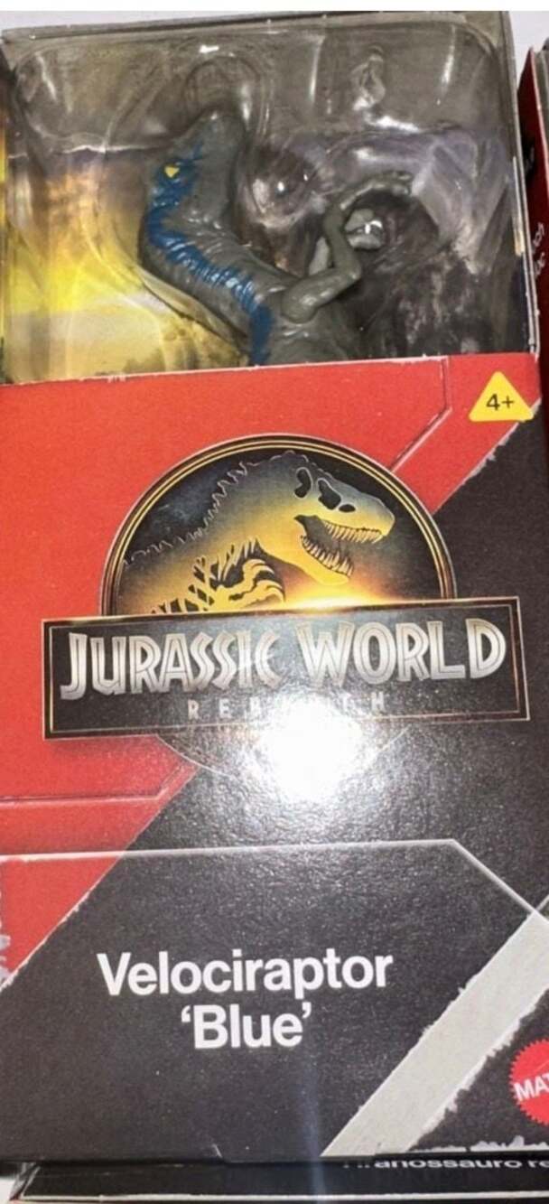 Jurassic World Rebirth Velociraptor Blue Action Figure